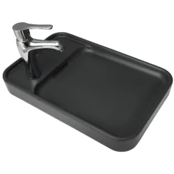 Lave Mains Céramique Pastille Anthracite Sarreguemines