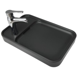 Vasque Céramique Pastille Anthracite Sarreguemines