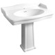 Lavabo sur Colonne Louxor Blanc