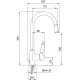 Robinet pour Evier douchette extractible