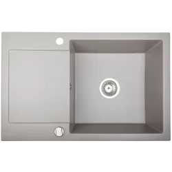 Évier Alkor CC 1 bac gris métal
