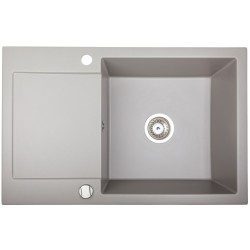 Évier Brenor Alkor CC 1 bac gris métallique