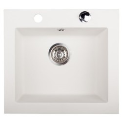 Évier ARGO 1 cuve de Brenor granit blanc