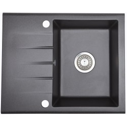 Évier en granit modèle CARO10 Brenor 1 cuve noir métallisé