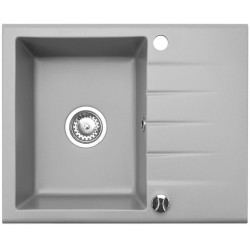 Évier en granit modèle CARO10 Brenor 1 cuve gris métallique