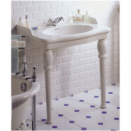 Lavabo sur Colonnettes Louxor Blanc