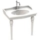 Lavabo sur Colonnettes Louxor Blanc