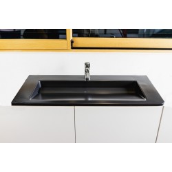 Lavabo encastrable Rectangulaire anthacite