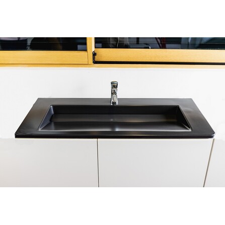 Lavabo encastrable Rectangulaire anthacite