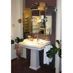 Lavabo sur Colonne Louxor Blanc