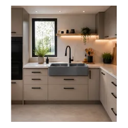 Evier Timbre D'office Belfast 2 cuves anthracite