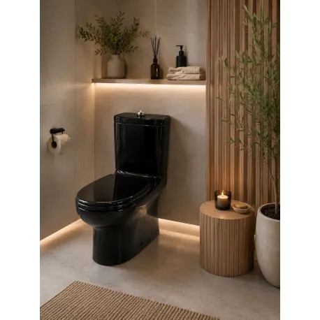 Toilette en céramique Marbella noir