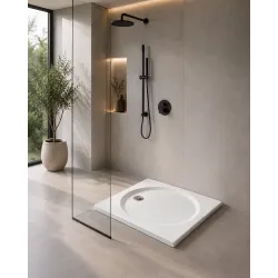 Receveur de Douche Céramique Blanc Sarreguemines