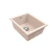 Évier Brenor Junit 38 beige sable, de trois quarts
