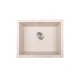Évier Brenor Junit 56 beige sable, vue de dessus