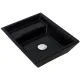 Lave mains céramique Eider Noire Sarreguemines