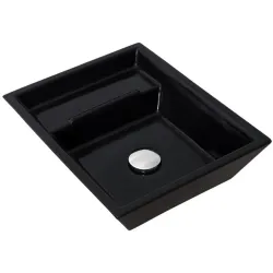 Lave mains céramique Eider Noire Sarreguemines