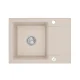 Évier Brenor Luna 59 beige sable, vue de dessus