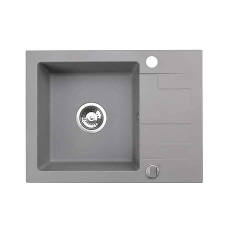 Évier Brenor Neli 59 gris, vue de dessus