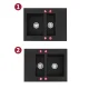 Configurations de perçage A, B, C et D du Brenor Grande 15
