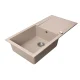 Évier Brenor Neli 100 beige sable, de trois quarts