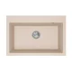 Évier Brenor Martel 1K75 beige sable, vue de dessus