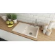 Évier Brenor Mingus 80P beige sable, en situation