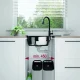 Exemple d’aménagement sous le Mingus 80P dans un meuble de 450 mm
