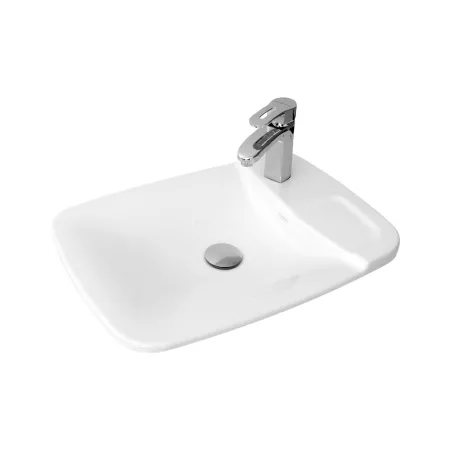 Vasque Céramique Sarreguemines Plume Blanc