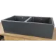 Evier Timbre D'office Belfast 2 cuves anthracite
