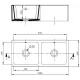 Evier Timbre D'office Belfast 2 cuves anthracite