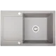 Évier Brenor Alkor CC 1 bac gris métallique