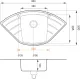 Évier d'angle Brenor ALTAIR 1 bac sable