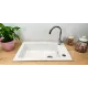 Evier Lingot Blanc 1 Cuve Sarreguemines Timbre D'office