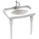 Lavabo sur Colonnettes Louxor Blanc