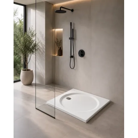Receveur de Douche Céramique Blanc Sarreguemines