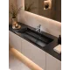 Lavabo encastrable Rectangulaire anthacite