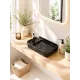 Lave mains Céramique Pastille Noir Sarreguemines