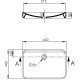 Vasque Céramique design 9.27 Blanc Sarreguemines