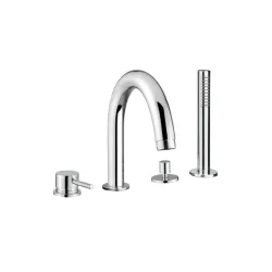 Mitigeur de bain 4 trous sur gorge K Line avec douchette