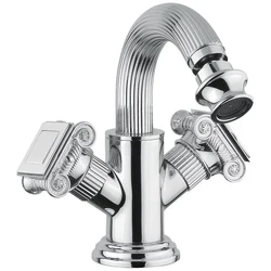 Mélangeur de bidet monotrou Olympia avec vidage automatique