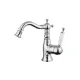 Mitigeur de bidet Oxford 6323 chromé, bec court à aérateur orientable