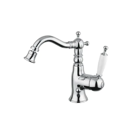 Mitigeur de bidet Oxford 6323 chromé, bec court à aérateur orientable