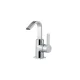 Mitigeur de bidet Morse 1023 chromé, bec plat en arc et aérateur orientable