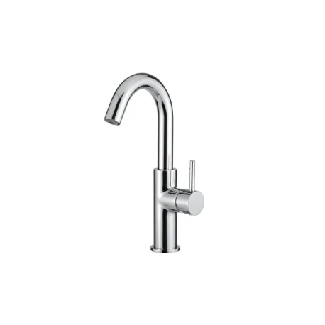 Mitigeur de lavabo K Line 5713 chromé, col de cygne rond et levier fin