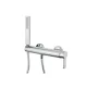 Mitigeur de douche mural Morse 1035 chromé, corps cylindrique et kit douchette sur barre