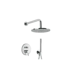 Ensemble de douche encastré K Line avec pomme et douchette